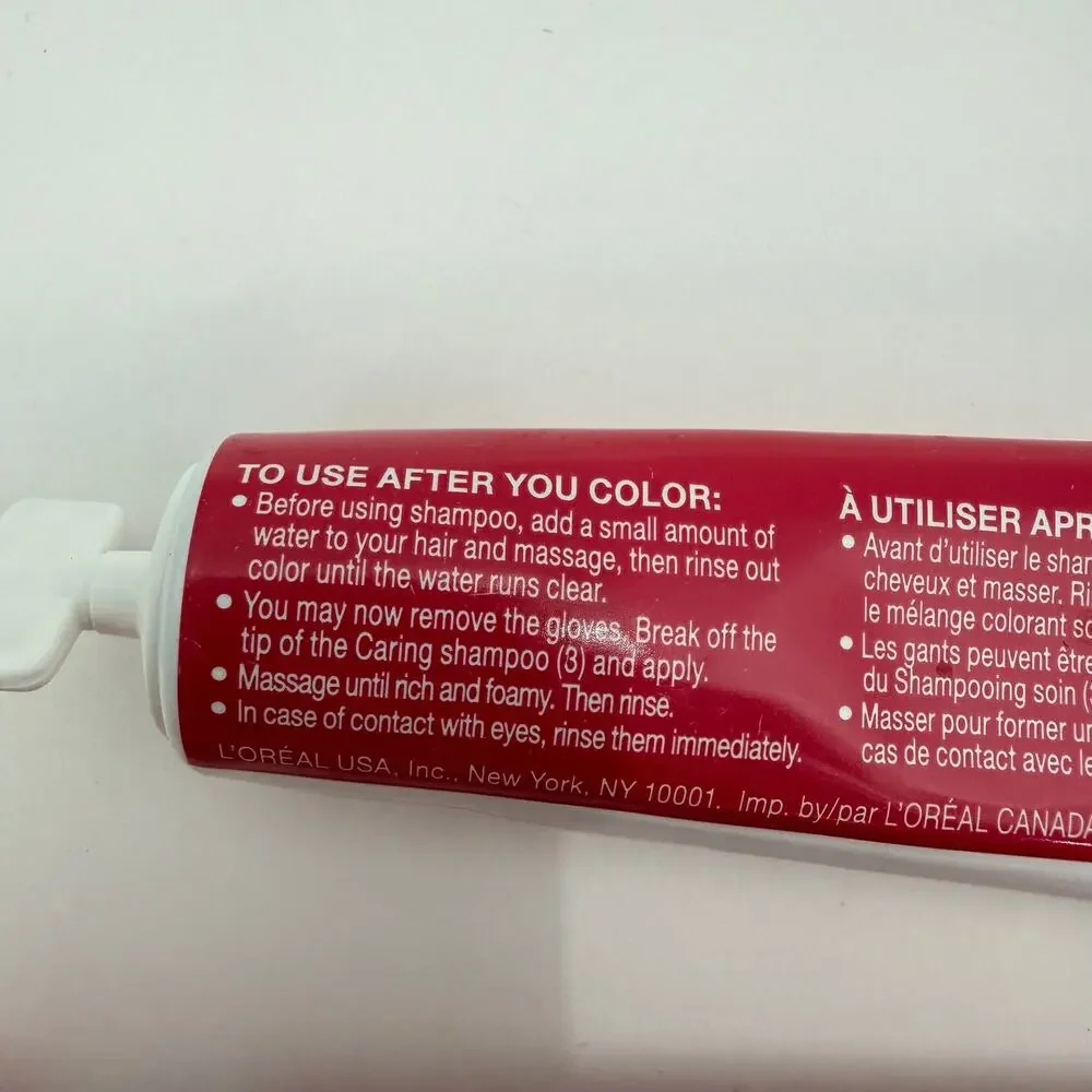 L'Oréal Paris Excellence Creme Hair Color After Caring Shampoo Deep Conditioner